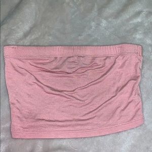 Fashion nova dusty pink tube top
